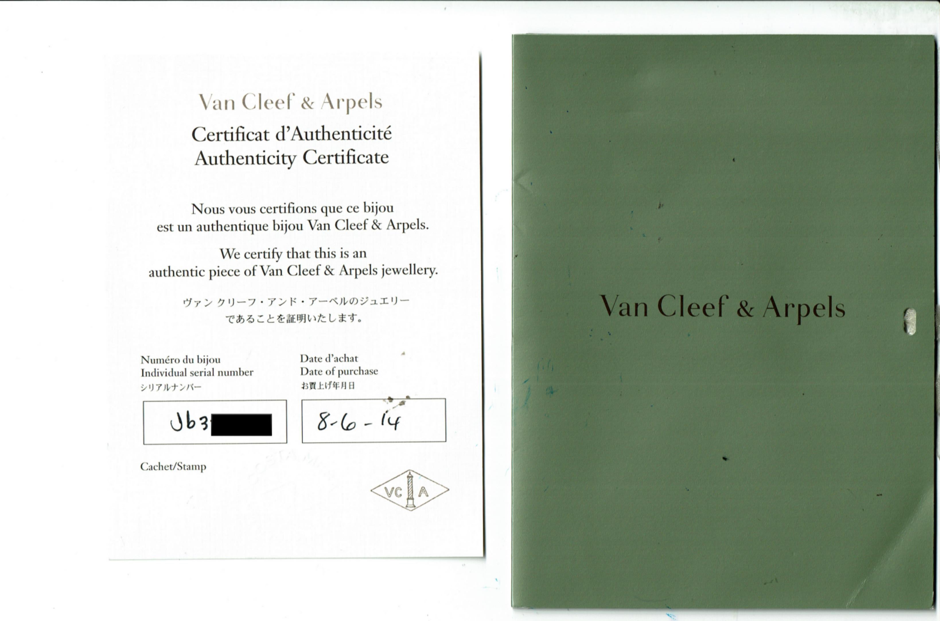 Van Cleef & Arpels 18k Yellow Gold Perlee Diamonds Band Ring For Sale 1