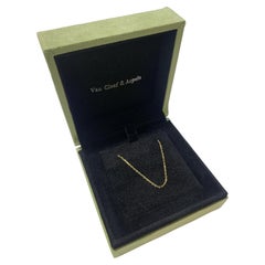 Van Cleef & Arpels 18k Yellow Gold Rada Chain Necklace 18"
