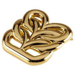 Van Cleef & Arpels 18k Gelbgold Vintage Gürtelschnalle Hand signiert