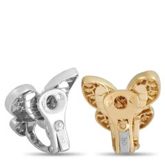 Van Cleef & Arpels 18K Yellow Gold, White Gold 0.99 ct Diamond and Sapphire