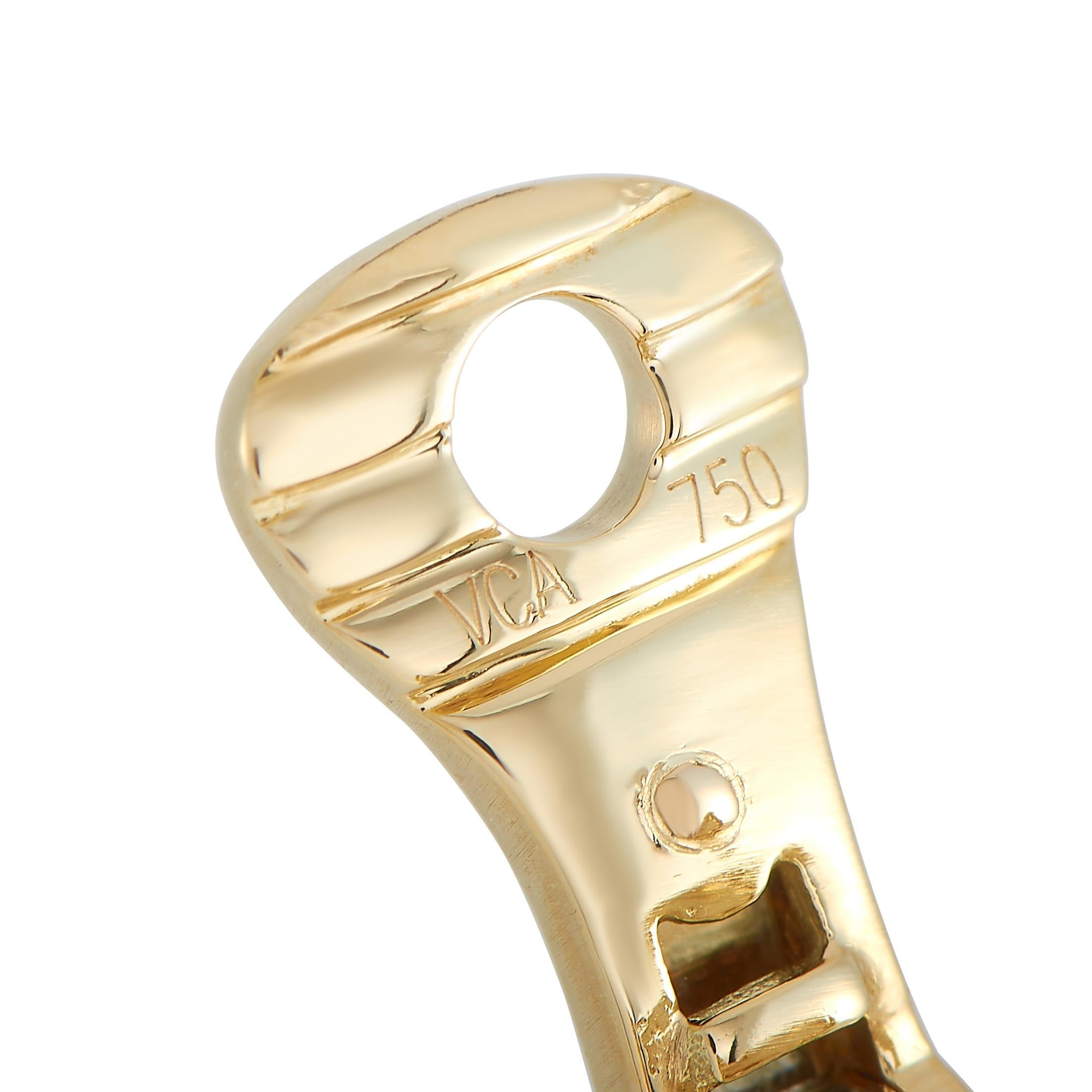 vca butterfly earrings