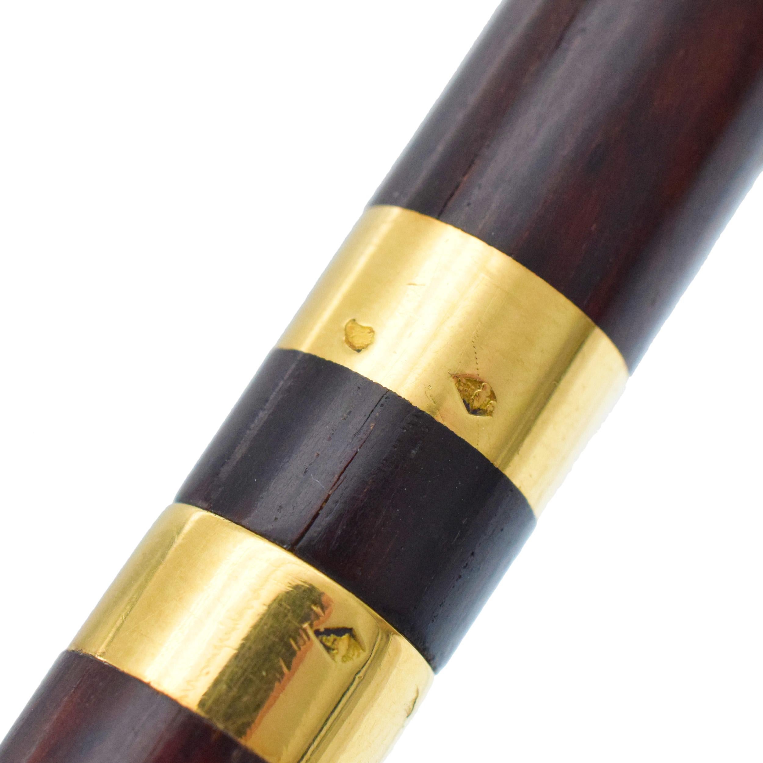 Van Cleef & Arpels 18k Gelbgold & Wood Stift. im Angebot 4