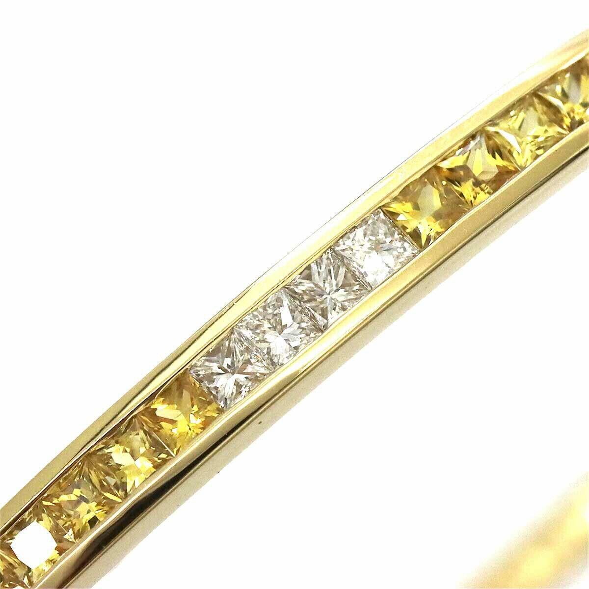Van Cleef & Arpels 18k Gelbgold, gelber Saphir und Diamant Armreif Armband für Damen oder Herren im Angebot