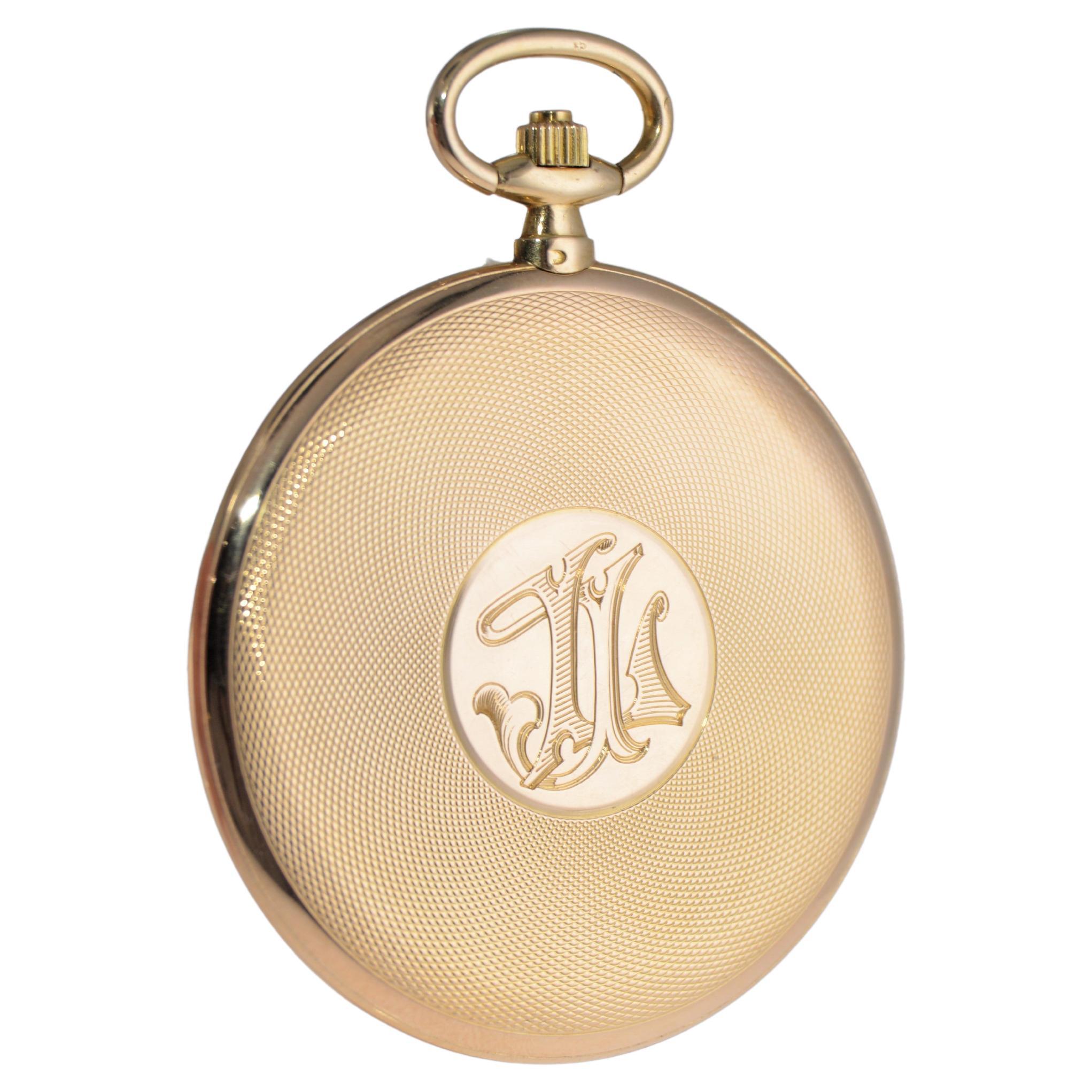 Van Cleef & Arpels 18Kt. Art Deco Ultra Thin Pocket Watch, circa 1930's 1