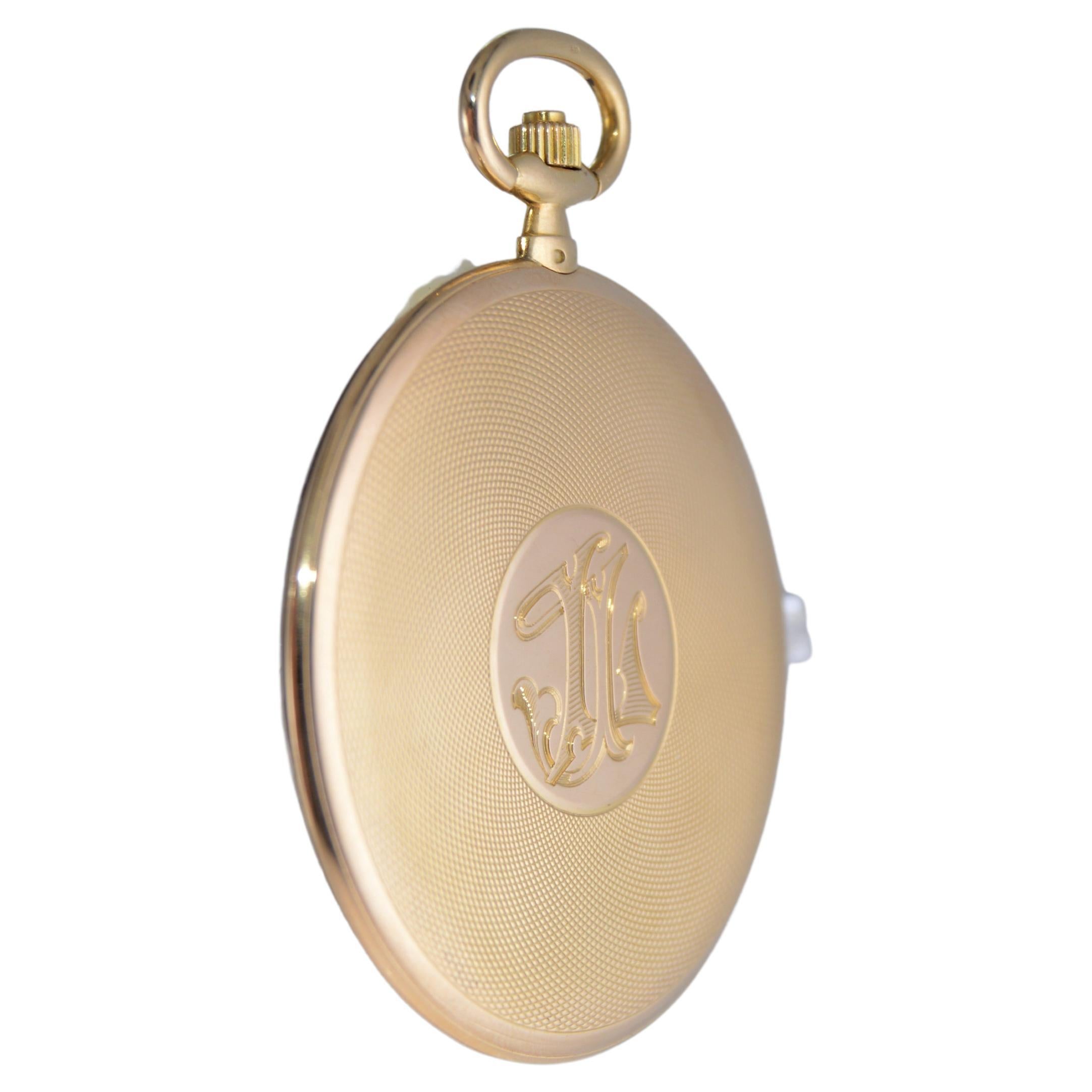 Van Cleef & Arpels 18Kt. Art Deco Ultra Thin Pocket Watch, circa 1930's 2