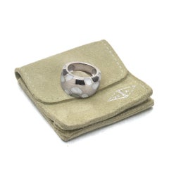 Van Cleef & Arpels 18KT Gold Mother-of-Pearl Marqueterie Bombe Ring
