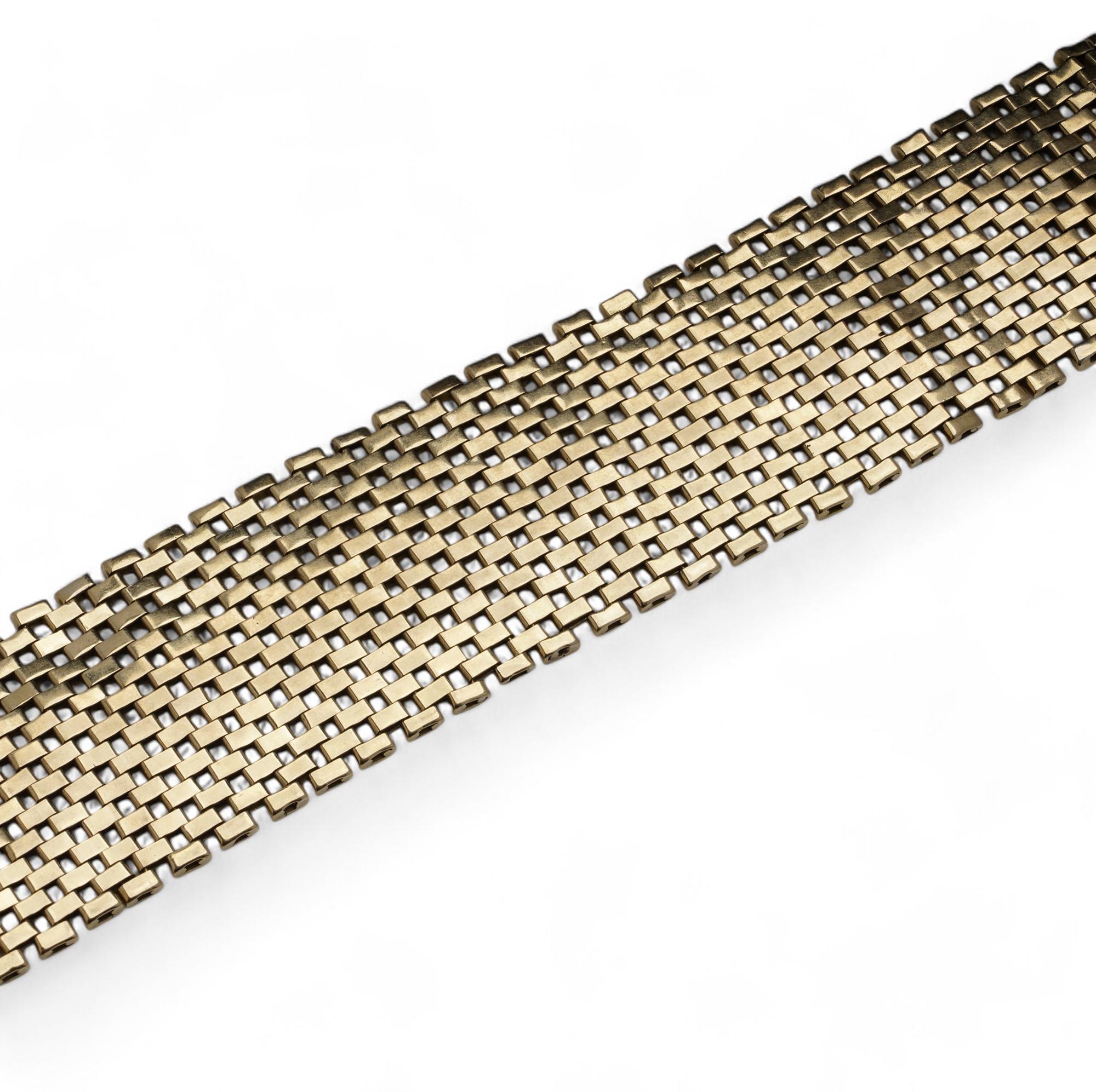 Van Cleef & Arpels 18kt Yellow and White Gold Bracelet For Sale 3