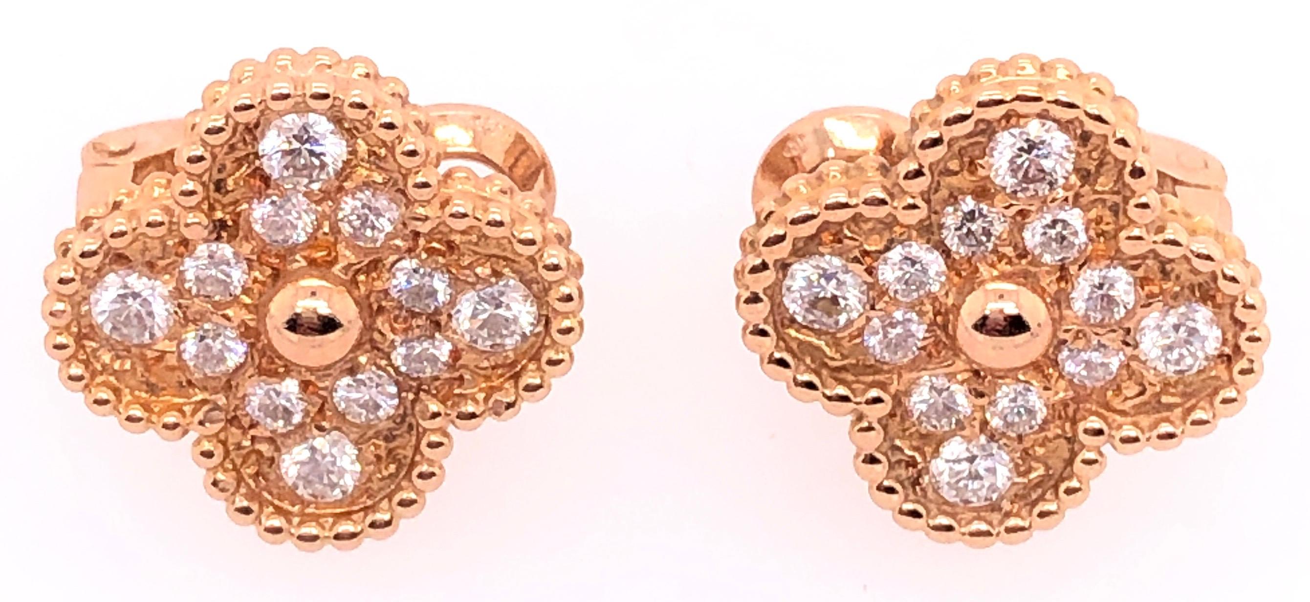 sweet alhambra diamond earrings