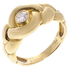 Van Cleef & Arpels 18kt. yellow gold braid design ring