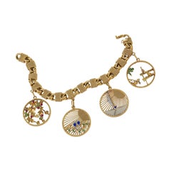 Van Cleef & Arpels 1950s Charm Bracelet