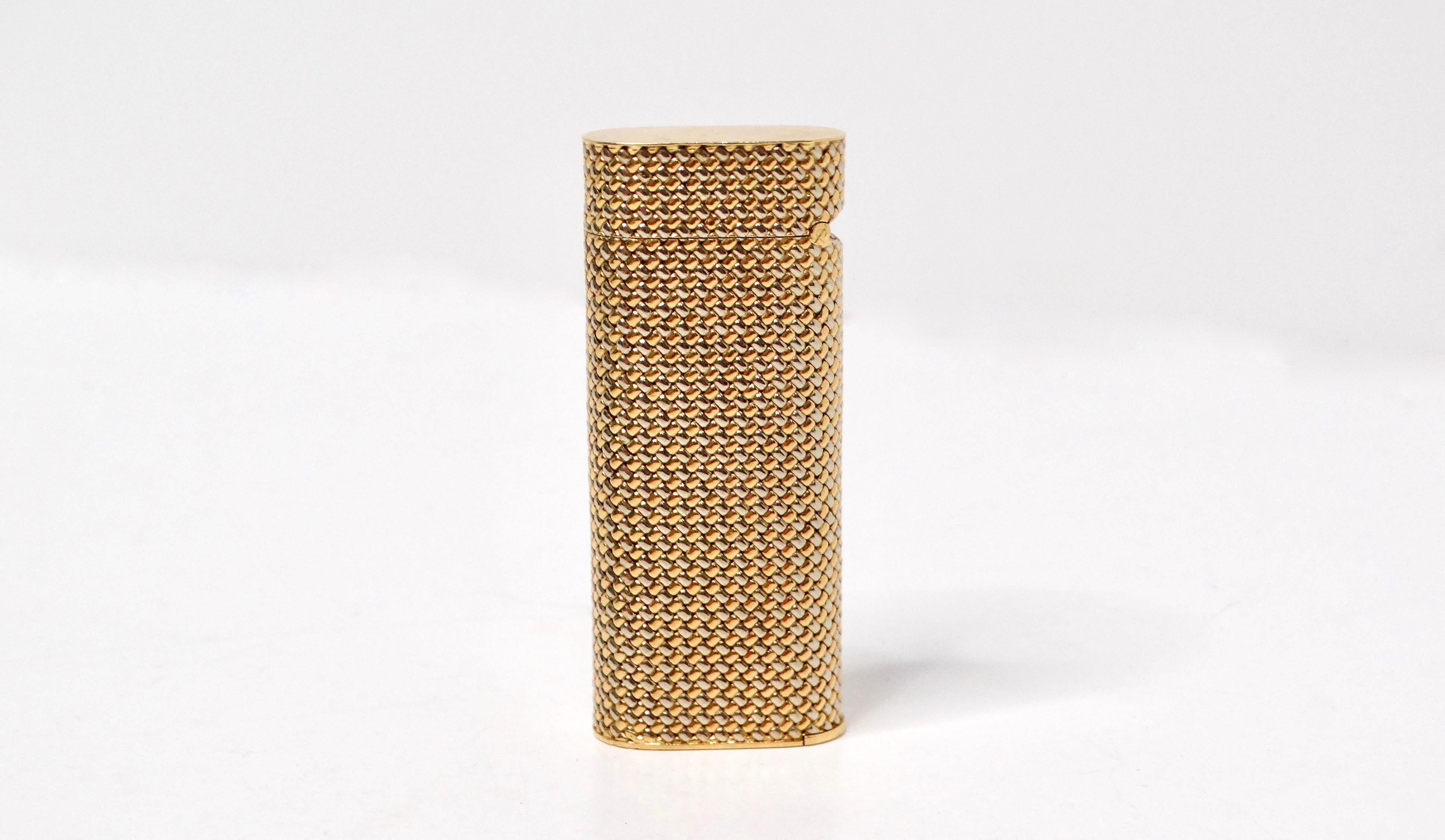Van Cleef & Arpels Dunhill, briquet réutilisable en or massif 18 carats, années 1960 en vente 1