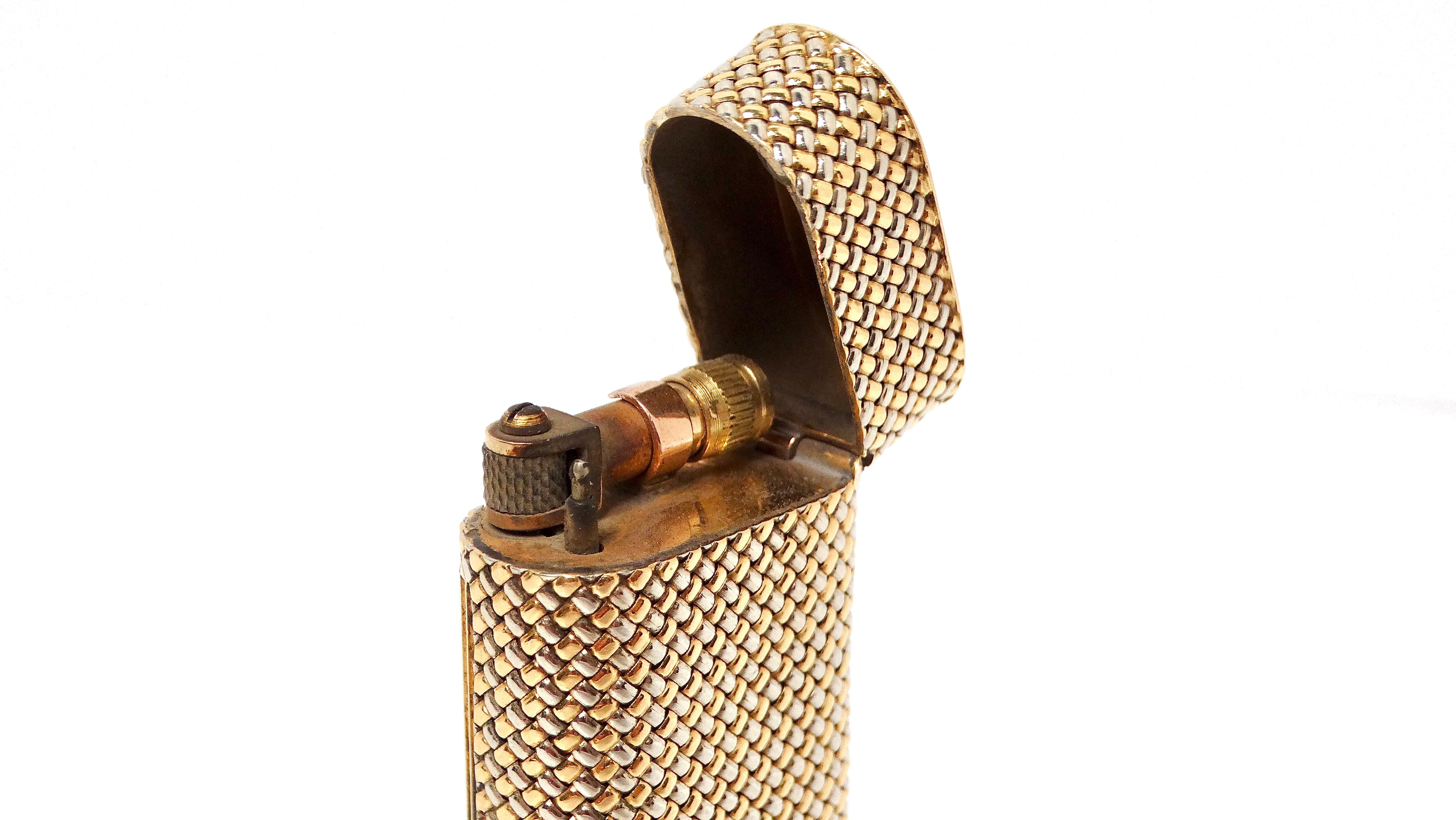 Van Cleef & Arpels Dunhill, briquet réutilisable en or massif 18 carats, années 1960 en vente 2