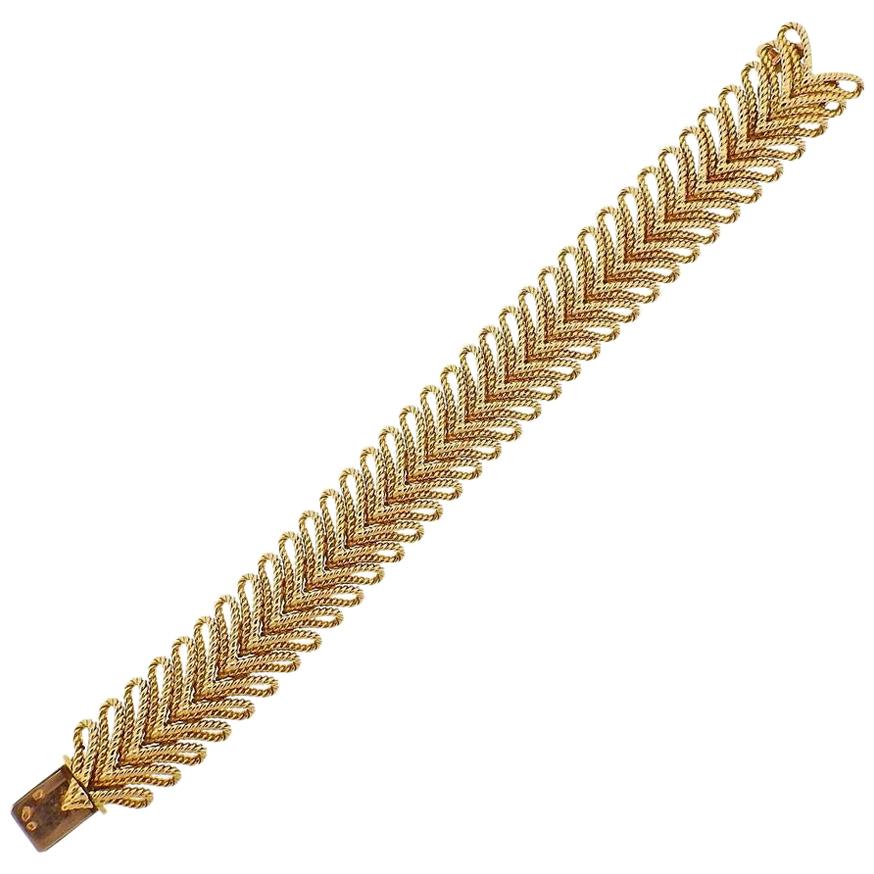 Van Cleef & Arpels 1960s Gold Bracelet