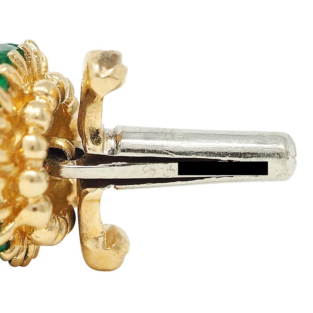 Van Cleef & Arpels 1980's Pearl Multi-Gem 18K Gold Convertible Bracelet Set For Sale 12