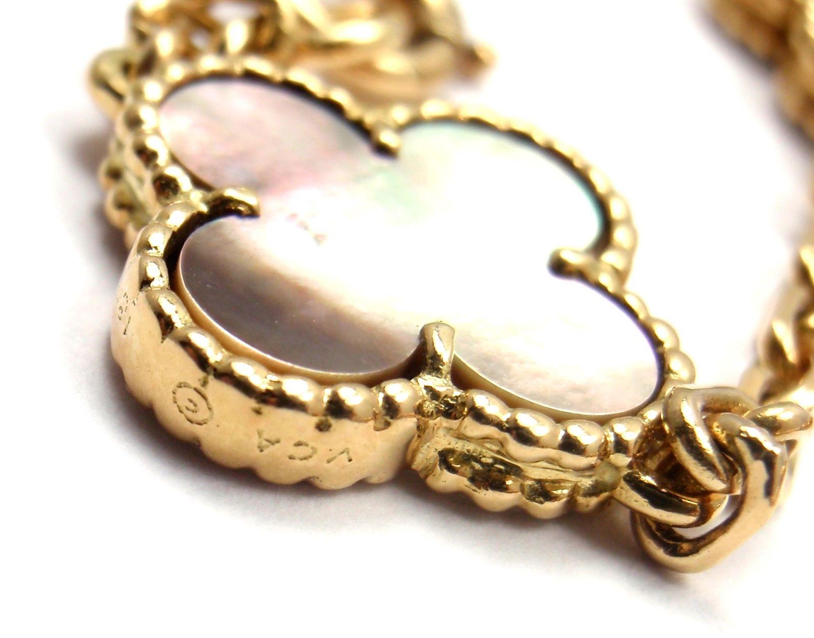 grey mother of pearl van cleef