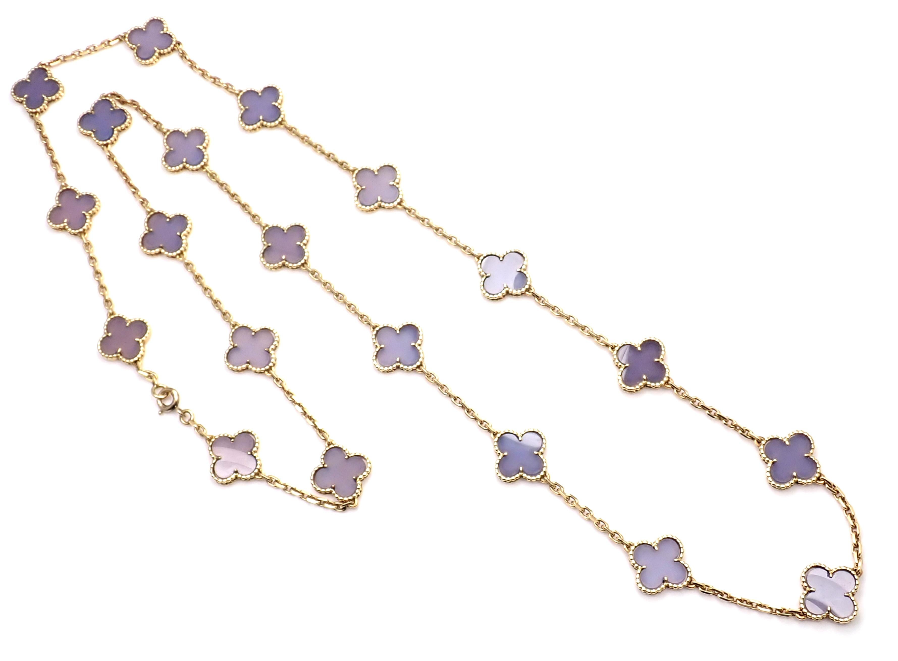 van cleef purple necklace