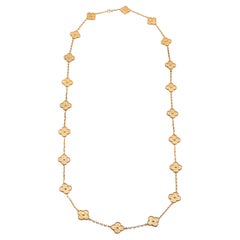 Collana Alhamabra vintage con 20 motivi di Van Cleef & Arpels, numero di modello VCAR01IC00