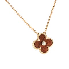 Van Cleef & Arpels 2017 Bullseye Vintage Alhambra Pendant VCARP0MV00