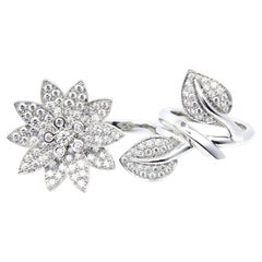 Anillo de oro blanco con diamantes de 2,12 quilates Van Cleef & Arpels