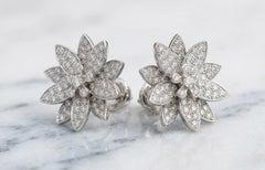 Van Cleef & Arpels 3.30 Ct. Diamond Clip Earrings