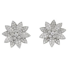 Van Cleef & Arpels 3.30 Ct. Diamond Clip Earrings