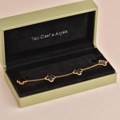 Van Cleef & Arpels Bracciale 4 Motivi in Onice Alhambra Puro