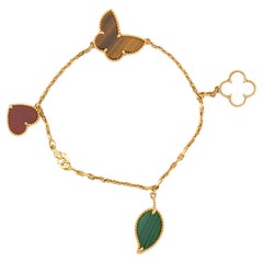 Van Cleef & Arpels Bracelet Lucky Alhambra à 4 motifs en or jaune 18 carats