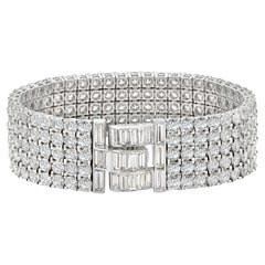 Van Cleef & Arpels 40ct Diamond Ribbon Bracelet