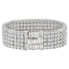 Van Cleef & Arpels 40ct Diamond Ribbon Bracelet