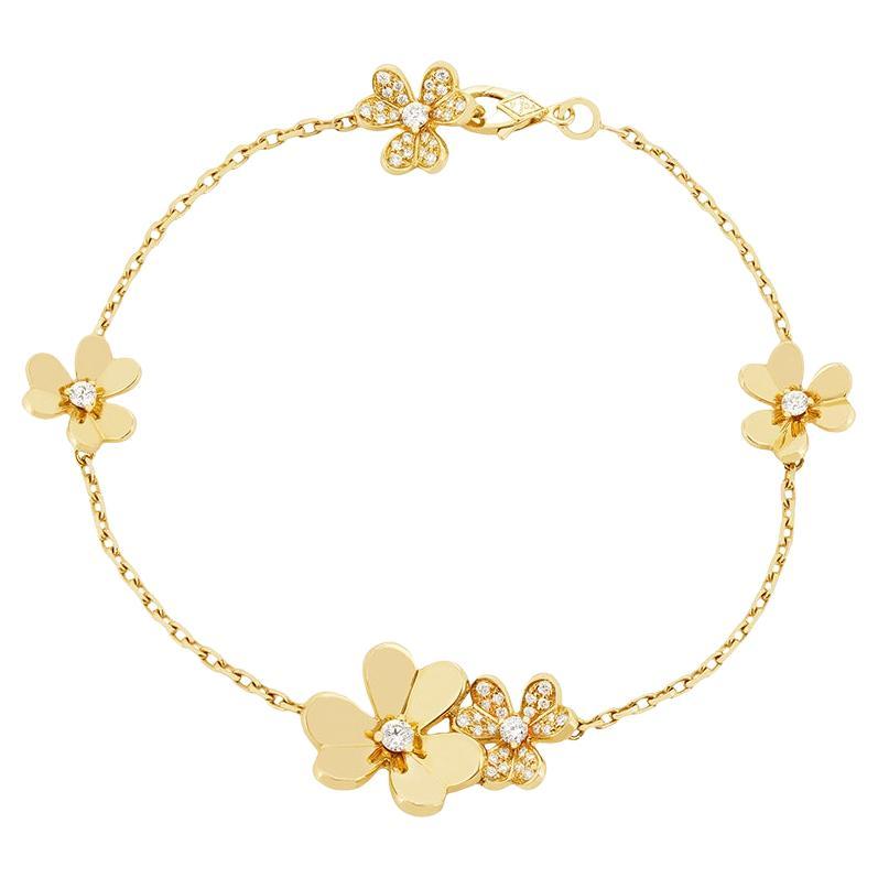 Van Cleef & Arpels 5 Flowers Frivole Diamond Bracelet