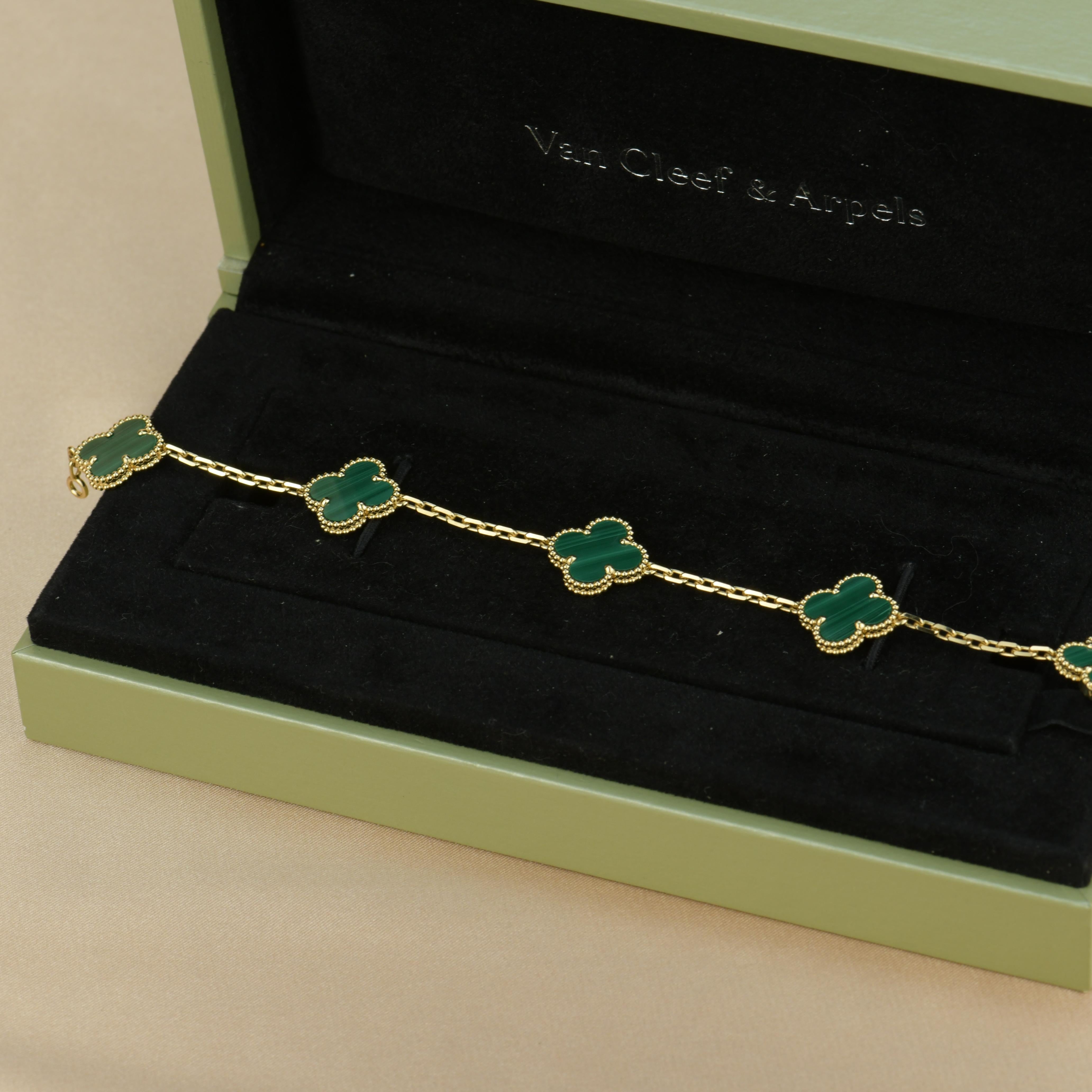 green van cleef bracelet