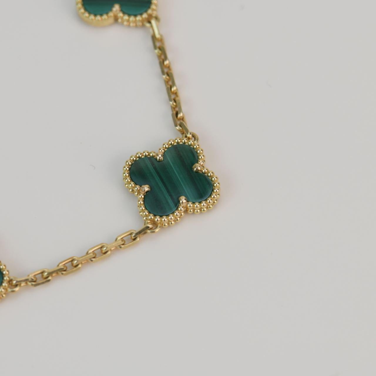 green van cleef bracelet