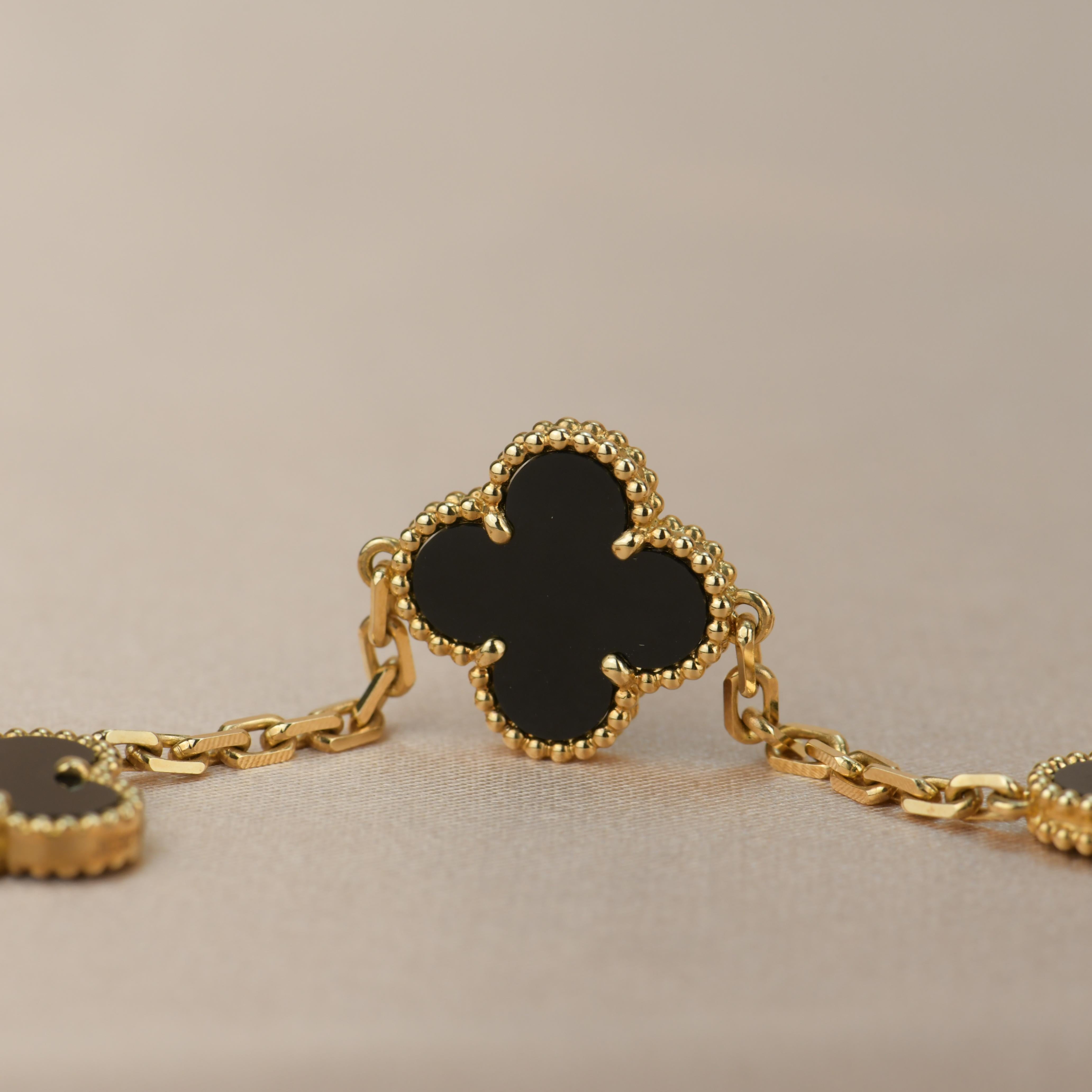 bracelet vintage alhambra 5 motifs