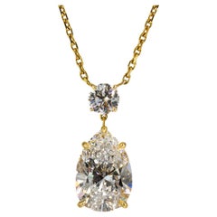 Van Cleef & Arpels Collana con diamanti a forma di pera da 5,80 carati