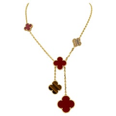 Van Cleef & Arpels Magic Alhambra Tiger's Eye and Red Carnelian