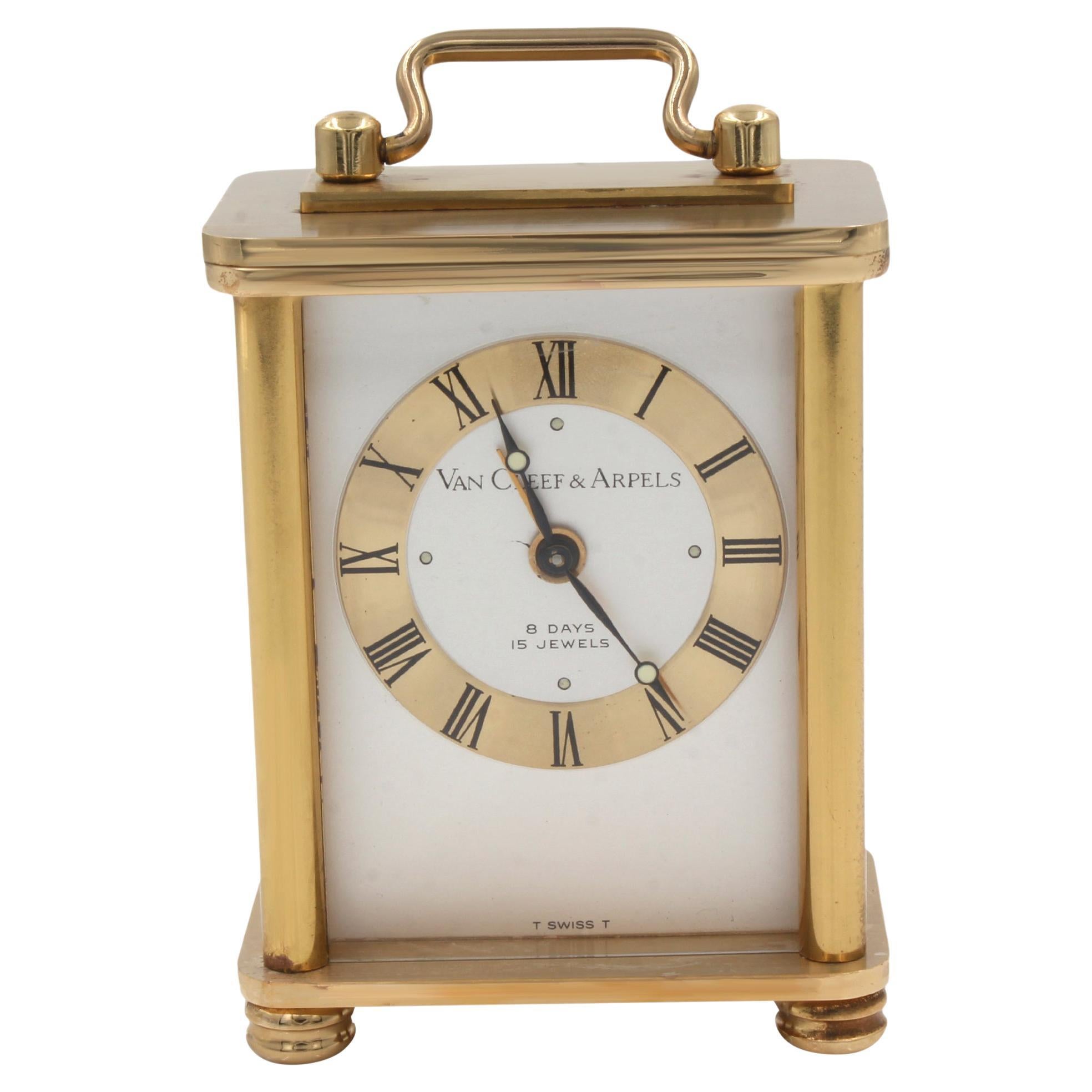 1980s Ladies Van Cleef & Arpels Manual Wind Wristwatch in Solid 18ct Gold Octagonal Case with 18ct Gold Pin Buckle