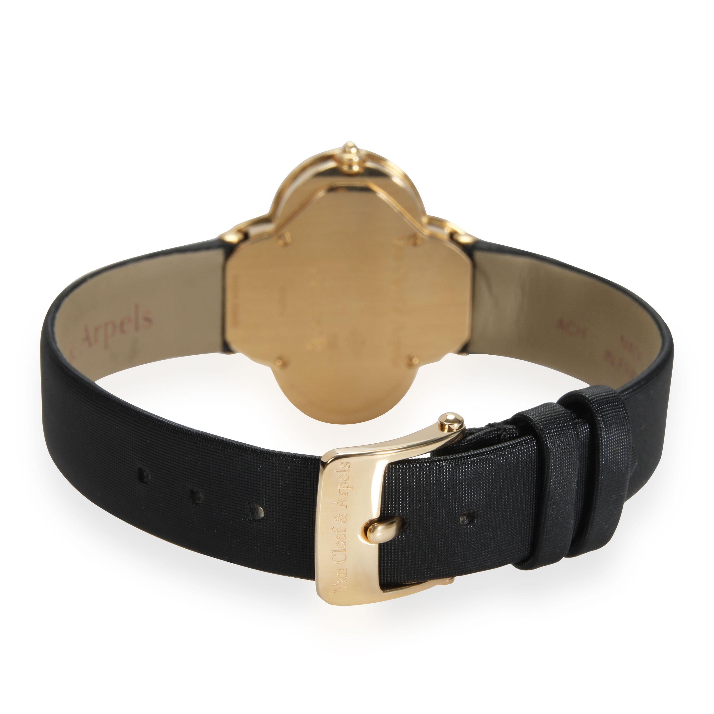 Van Cleef & Arpels Alhambra 136374 Women's Watch in 18kt Yellow Gold

SKU: 109793

PRIMARY DETAILS
Brand: Van Cleef & Arpels
Model: Alhambra
Country of Origin: Switzerland
Movement Type: Quartz: Battery
Year of Manufacture: 2010-2019
Condition: