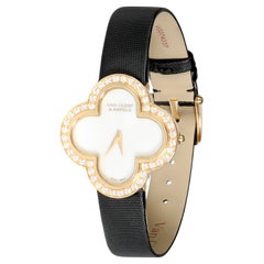 Van Cleef & Arpels Alhambra 136374 Damenuhr aus 18 Karat Gelbgold