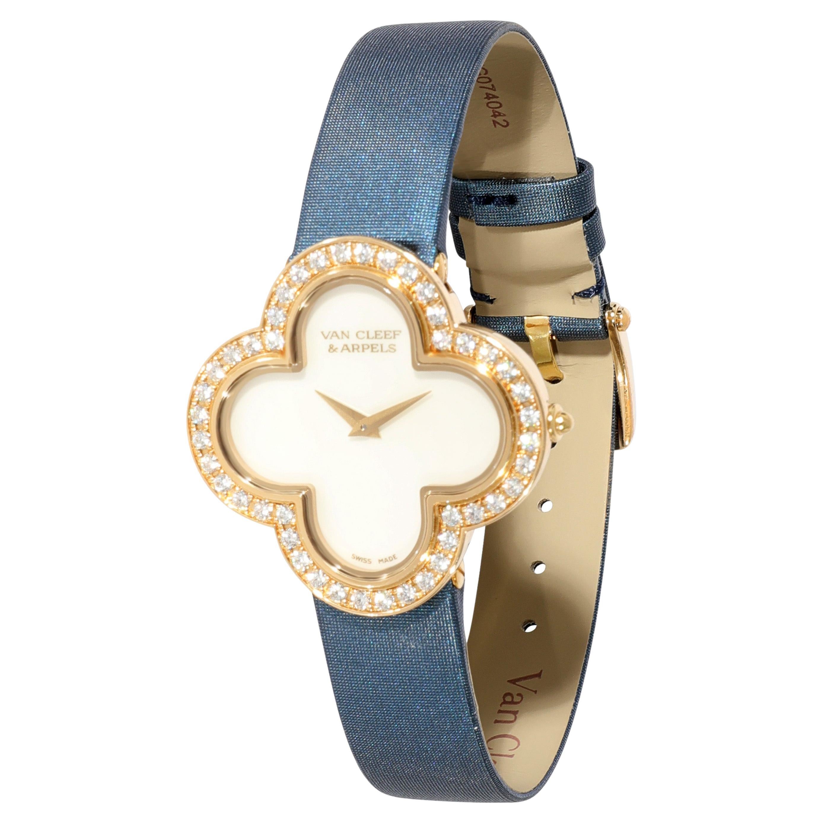 VAN CLEEF and ARPELS Alhambra Gold Watch at 1stDibs alhambra watch