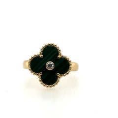 Van Cleef & Arpels Alhambra Ring aus 18 Karat Gold und Diamanten