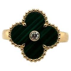 Van Cleef & Arpels Alhambra Ring aus 18 Karat Gold und Diamanten