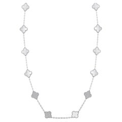 Van Cleef & Arpels Alhambra 18K Gold Mother-of-Pearl Long Necklace VC06-011326