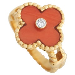 Van Cleef & Arpels Alhambra 18K Yellow Gold Ring