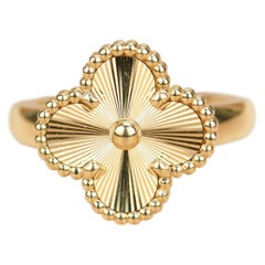 Used Van Cleef & Arpels Alhambra 18k Yellow Gold Ring