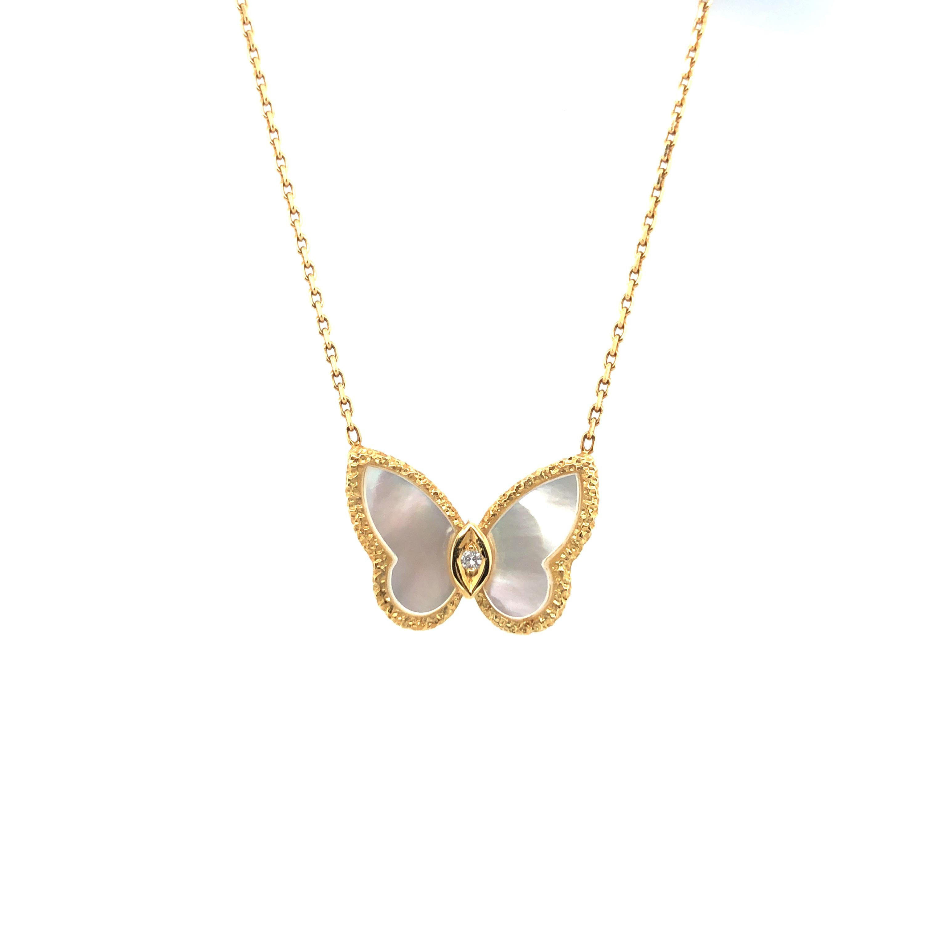 alhambra butterfly necklace