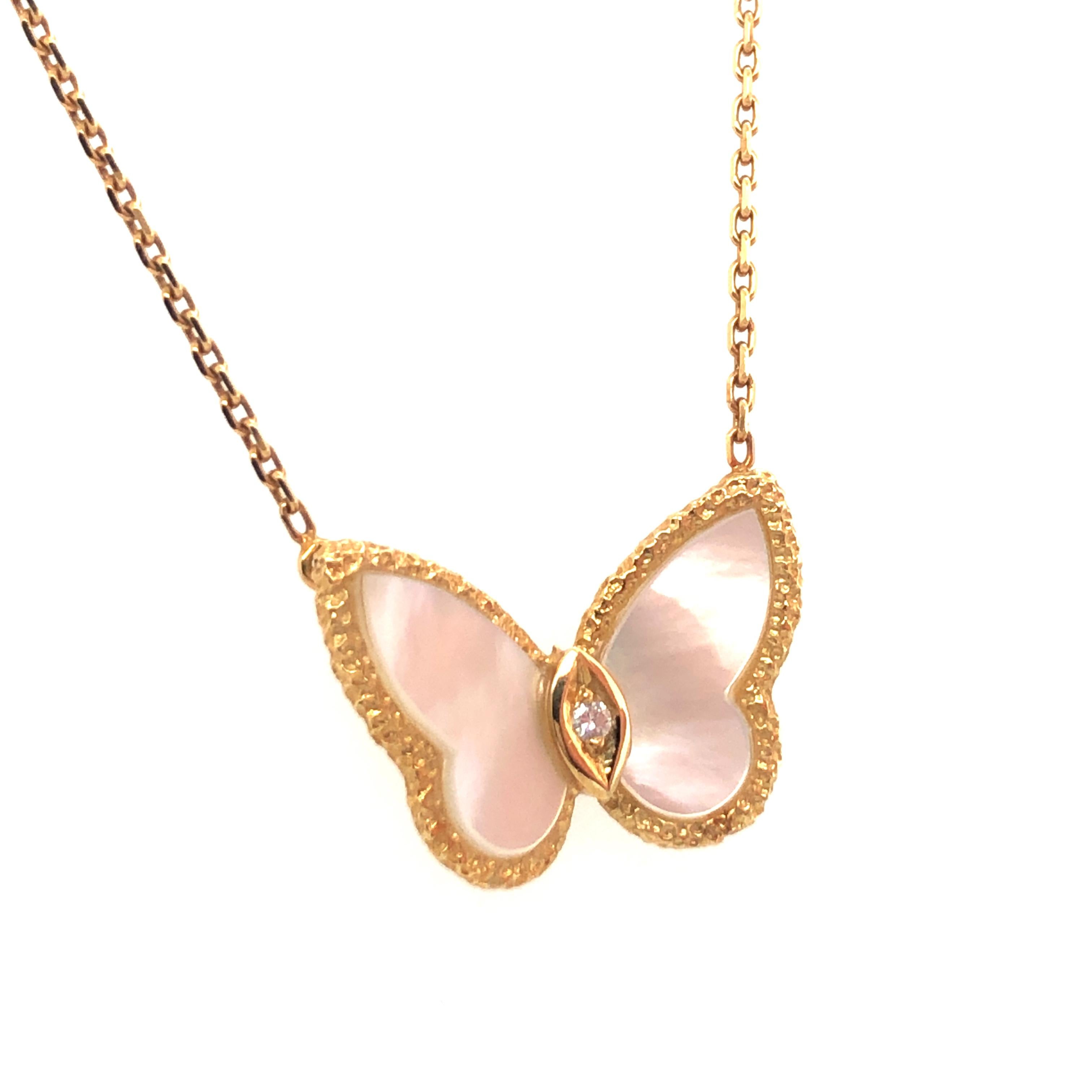 butterfly vca necklace