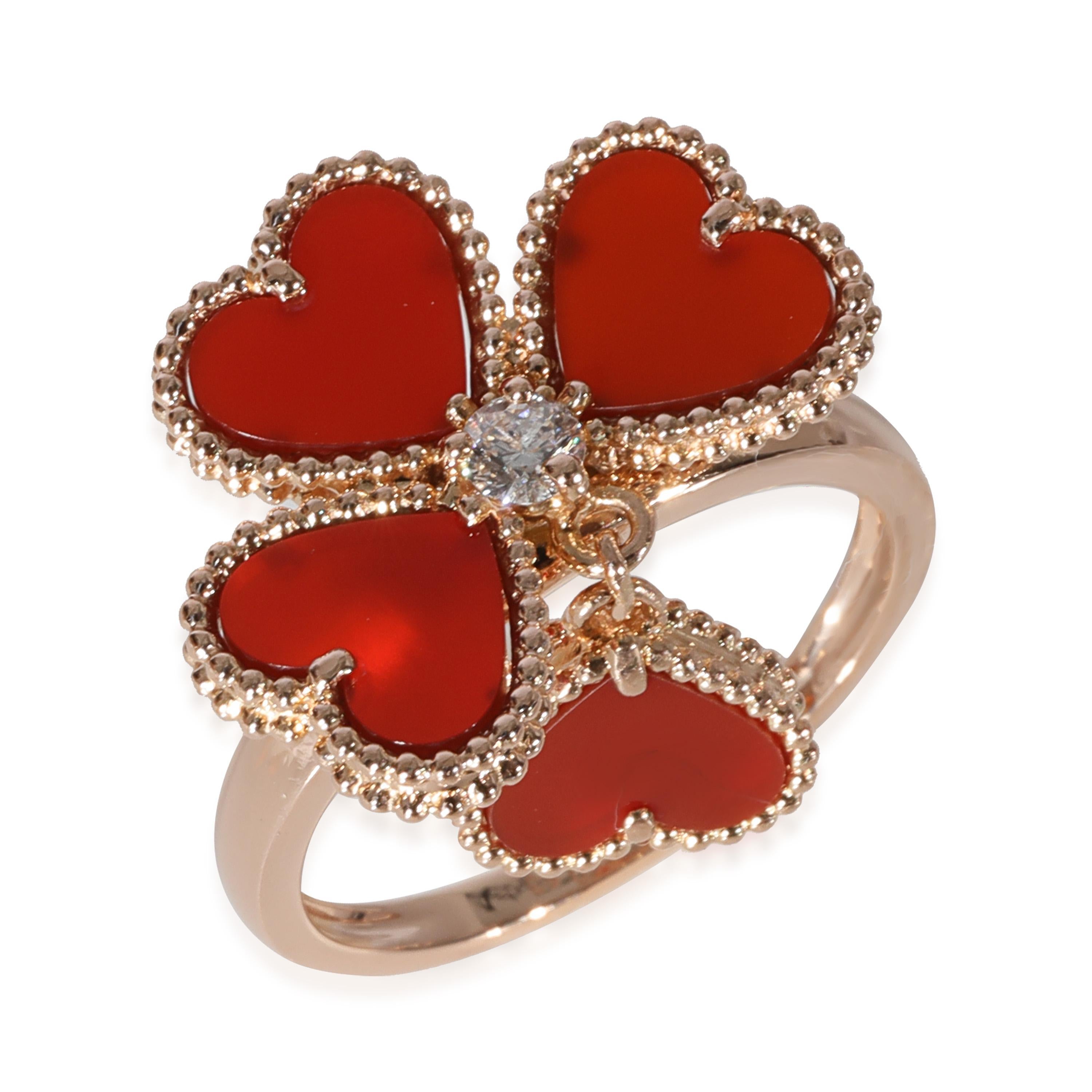 Van Cleef & Arpels Alhambra Karneol  Süß  Effeuillage  Ring aus 18k Roségold

PRIMÄRE DETAILS
SKU: 125700
Auflistung Titel: Van Cleef & Arpels Alhambra Karneol  Süß  Effeuillage  Ring aus 18k Roségold
Bedingung Beschreibung: Verkauft für 5250 USD.