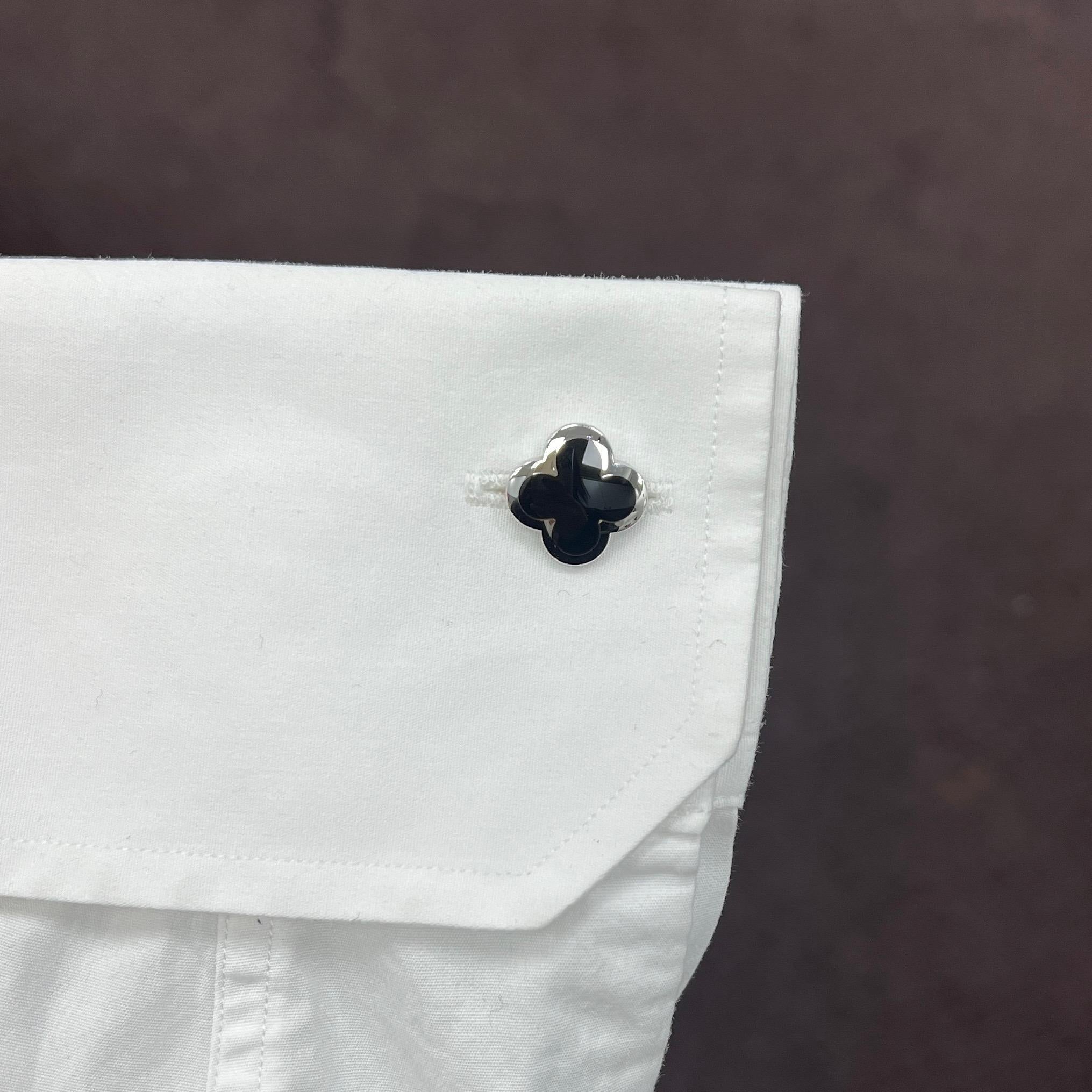 Men's Van Cleef & Arpels Alhambra Cufflinks