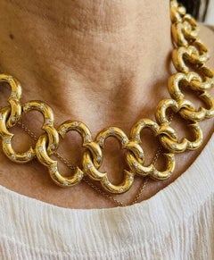 Collana Van Cleef & Arpels Alhambra con diamanti in oro giallo 18 carati