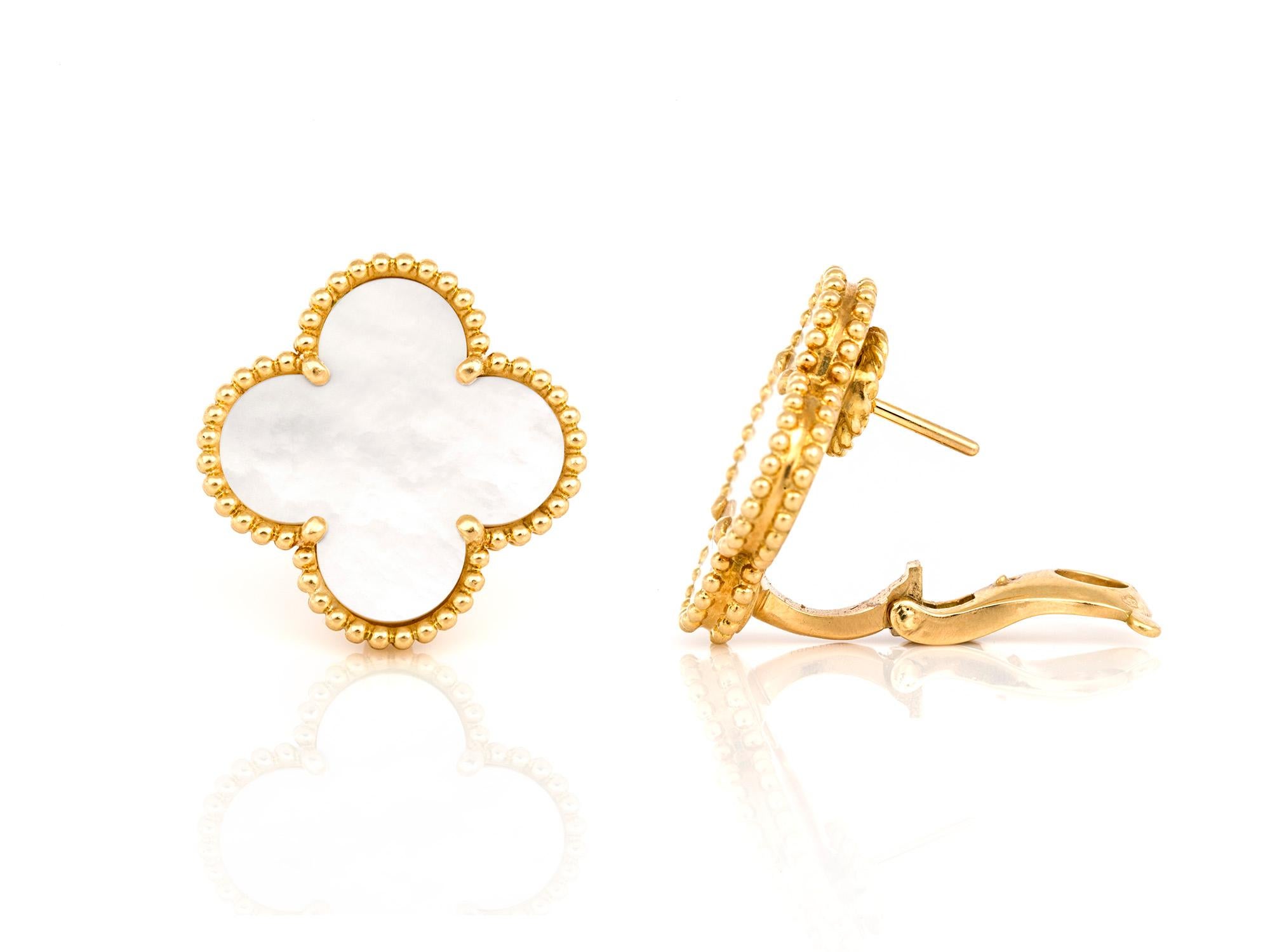 van cleef earrings